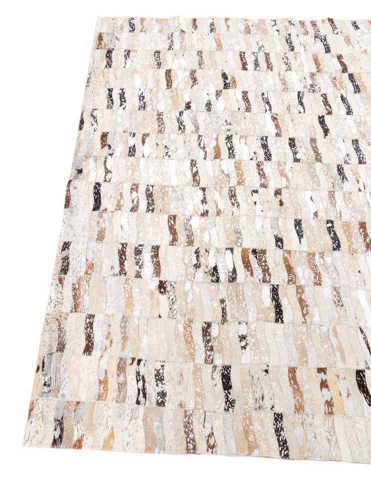 Detail image of  5' x 8' Cowhide Leather Rug