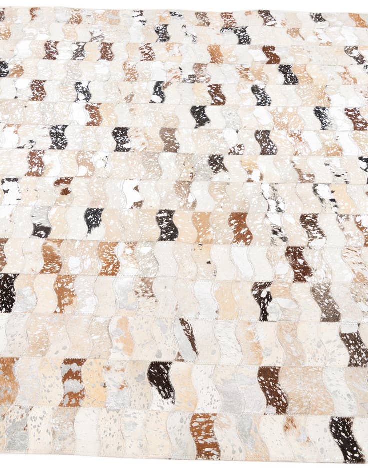 Detail image of  5' x 8' Cowhide Leather Rug