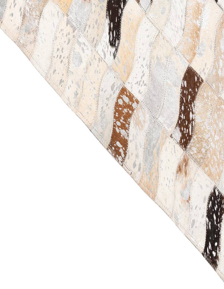 Detail image of  5' x 8' Cowhide Leather Rug