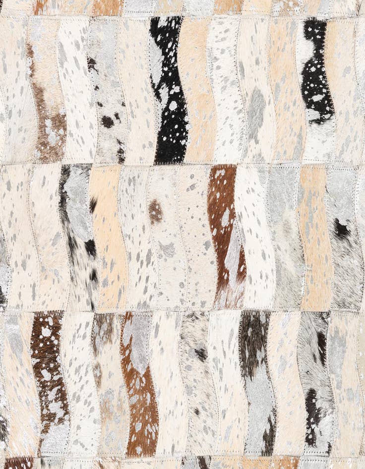 Detail image of  5' x 8' Cowhide Leather Rug