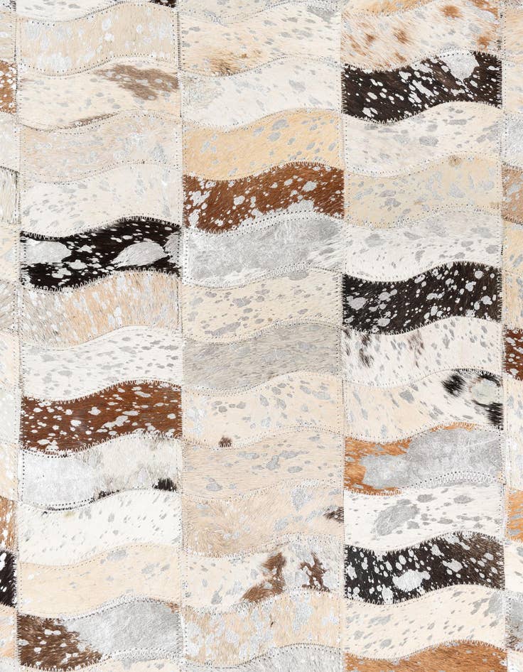 Detail image of  5' x 8' Cowhide Leather Rug