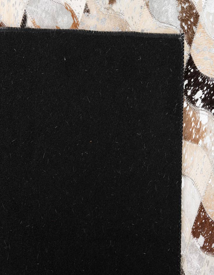 Detail image of  5' x 8' Cowhide Leather Rug