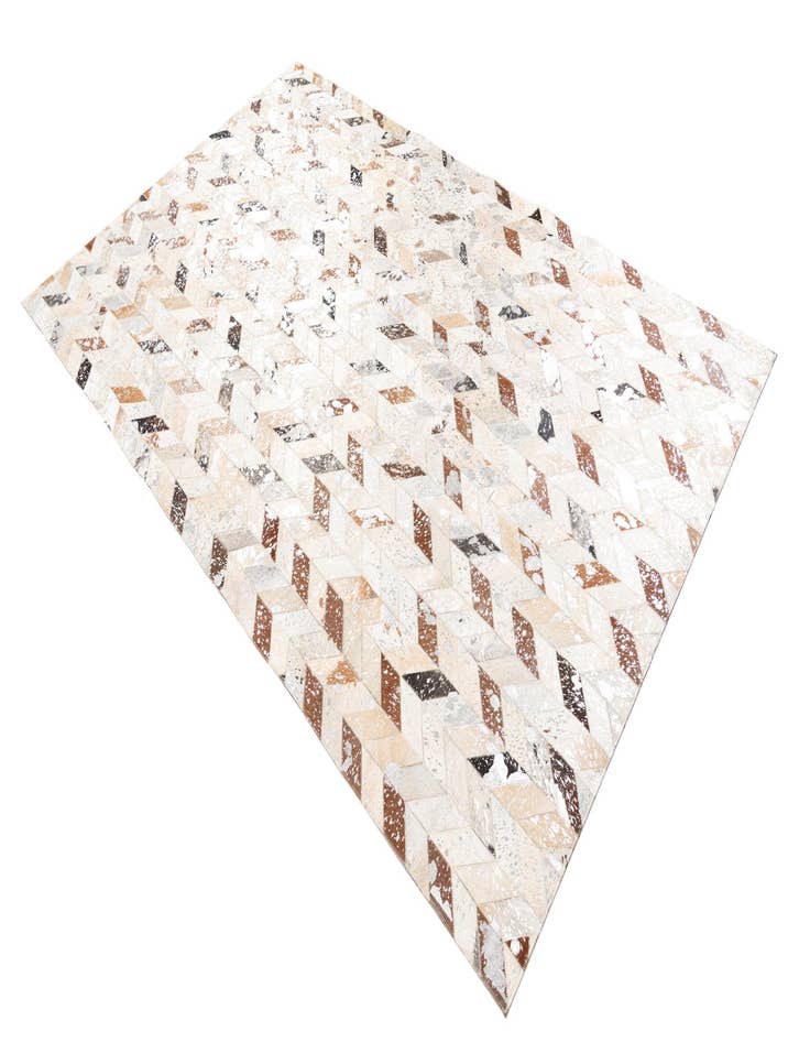 Detail image of  5' x 8' Cowhide Leather Rug