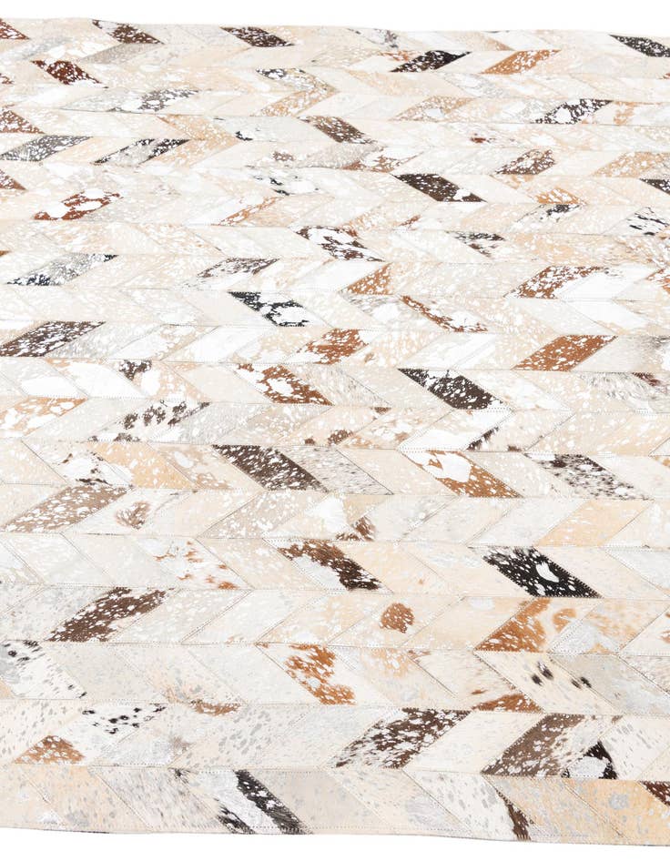 Detail image of  5' x 8' Cowhide Leather Rug