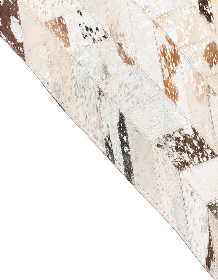 Detail image of  5' x 8' Cowhide Leather Rug