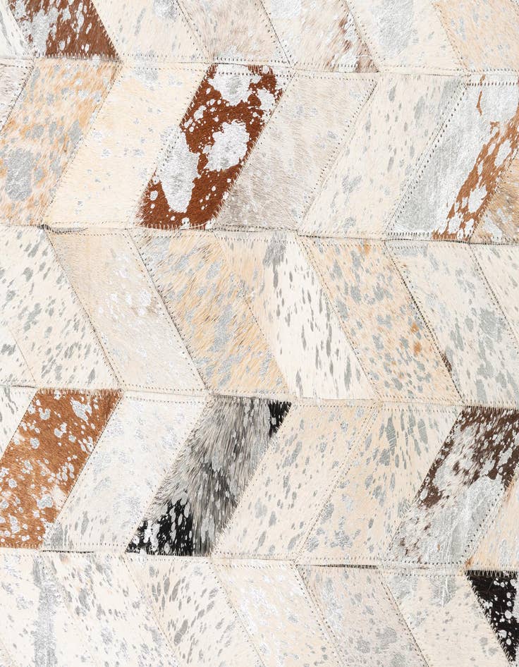 Detail image of  5' x 8' Cowhide Leather Rug