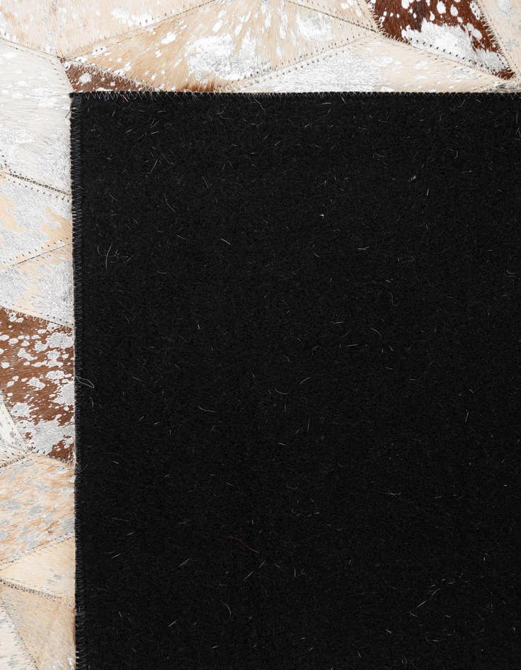Detail image of  5' x 8' Cowhide Leather Rug