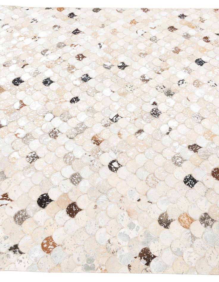 Detail image of  5' x 8' 1 Cowhide Leather Rug