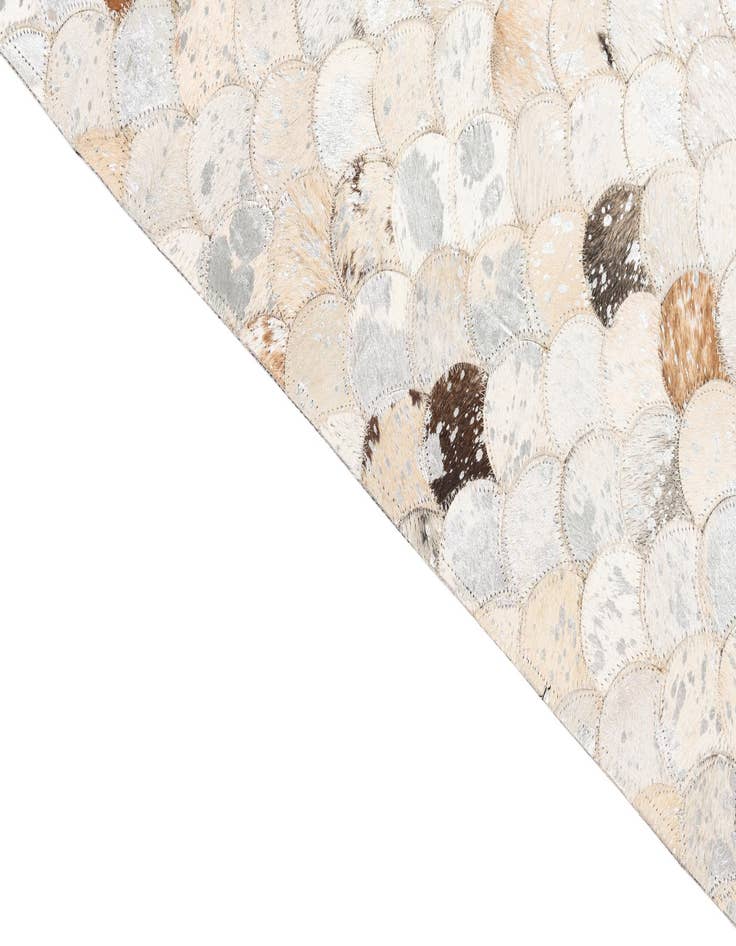 Detail image of  5' x 8' 1 Cowhide Leather Rug