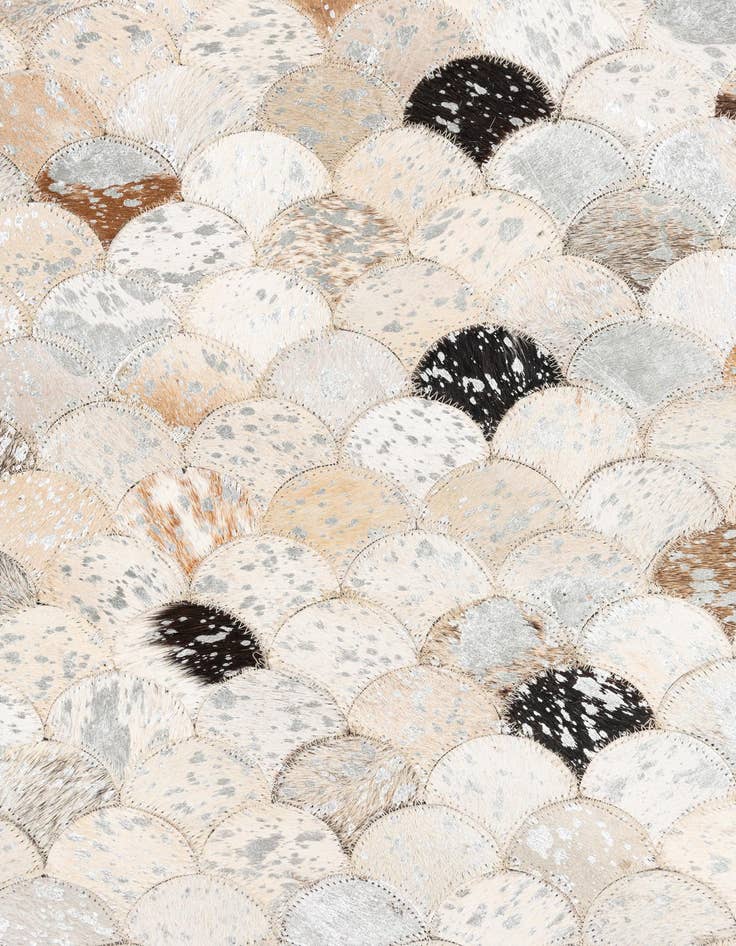 Detail image of  5' x 8' 1 Cowhide Leather Rug