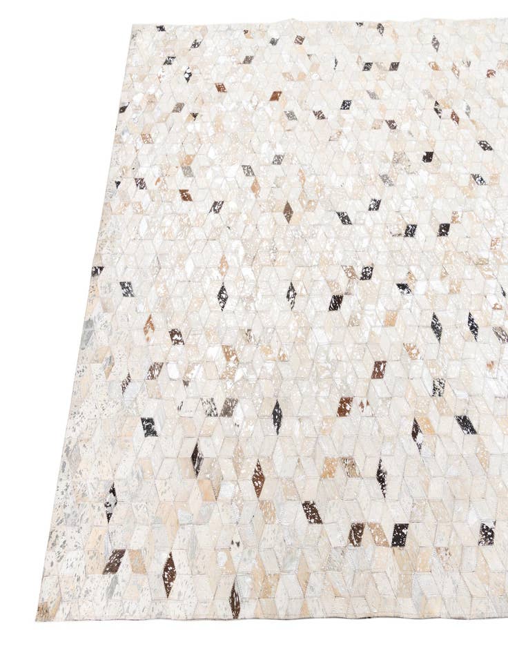 Detail image of  5' x 8' Cowhide Leather Rug