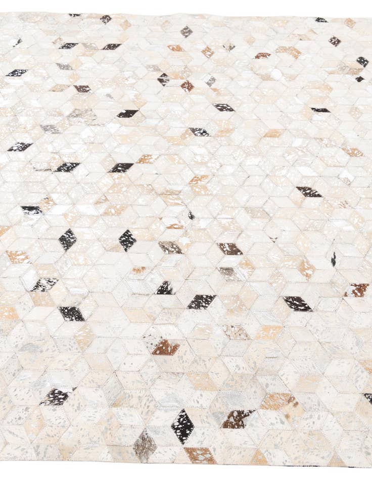 Detail image of  5' x 8' Cowhide Leather Rug