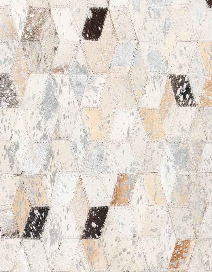 Detail image of  5' x 8' Cowhide Leather Rug