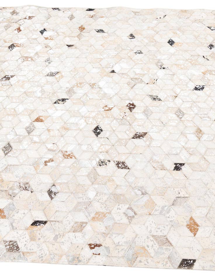 Detail image of  5' x 8' 1 Cowhide Leather Rug