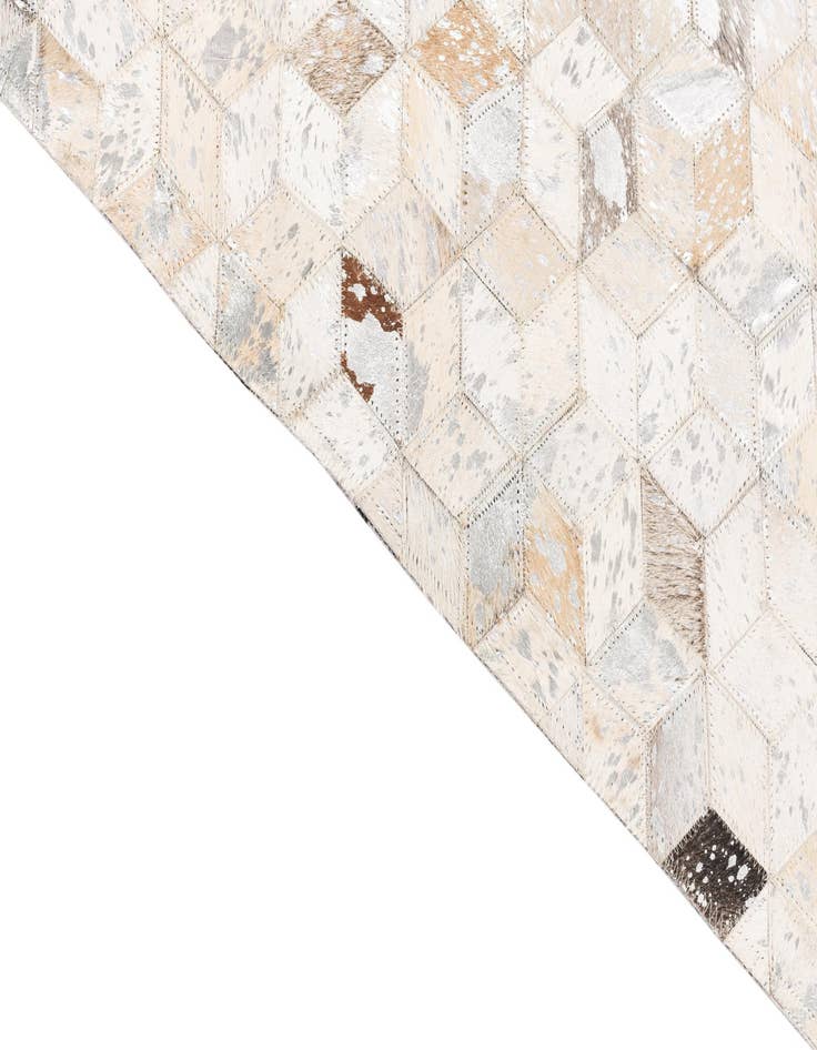 Detail image of  5' x 8' 1 Cowhide Leather Rug