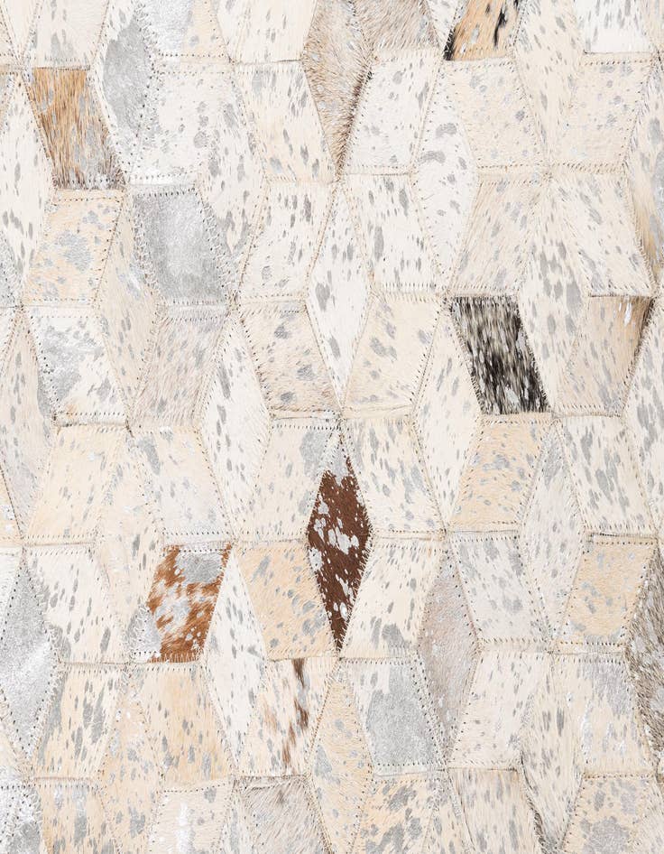 Detail image of  5' x 8' 1 Cowhide Leather Rug