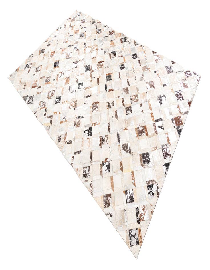 Detail image of  5' x 8' Cowhide Leather Rug