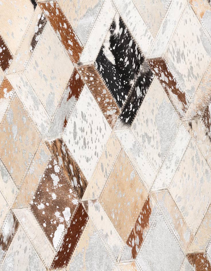 Detail image of  5' x 8' Cowhide Leather Rug