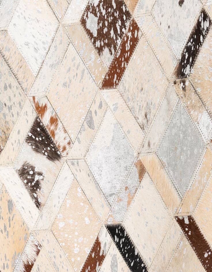 Detail image of  5' x 8' Cowhide Leather Rug