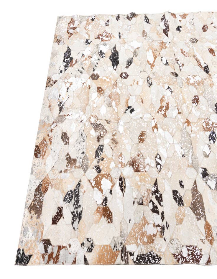 Detail image of  5' x 8' 1 Cowhide Leather Rug