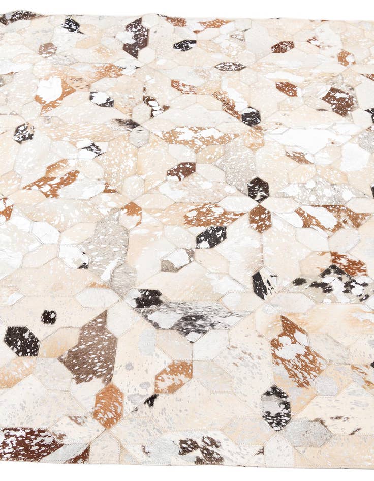 Detail image of  5' x 8' 1 Cowhide Leather Rug