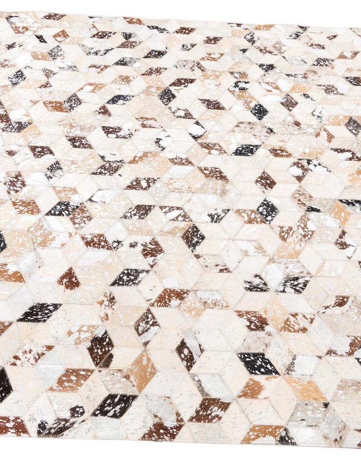 Detail image of  5' x 8' Cowhide Leather Rug