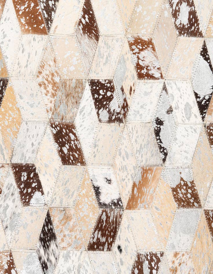 Detail image of  5' x 8' Cowhide Leather Rug