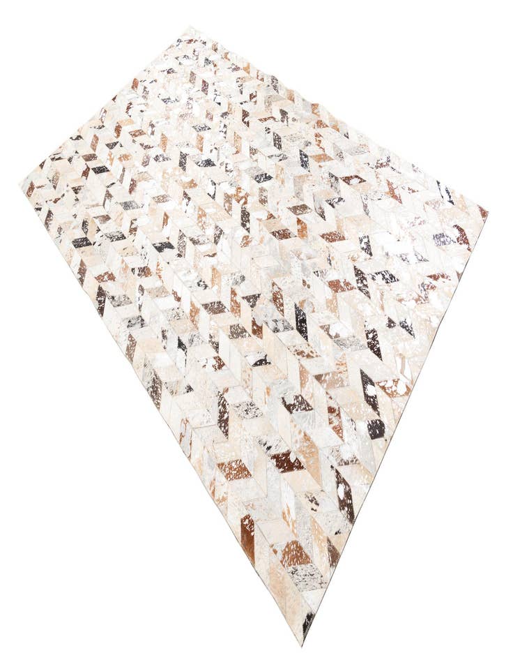 Detail image of  5' x 8' Cowhide Leather Rug