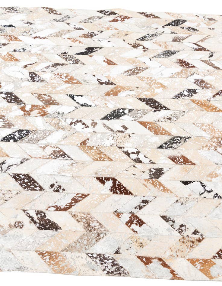 Detail image of  5' x 8' Cowhide Leather Rug