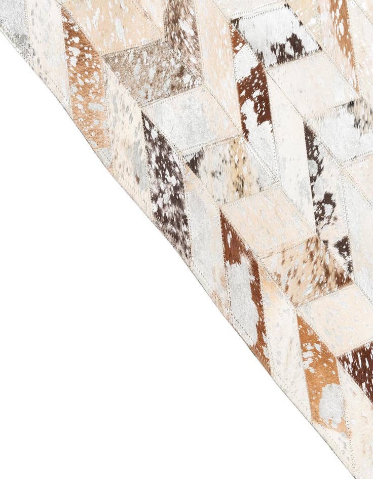 Detail image of  5' x 8' Cowhide Leather Rug