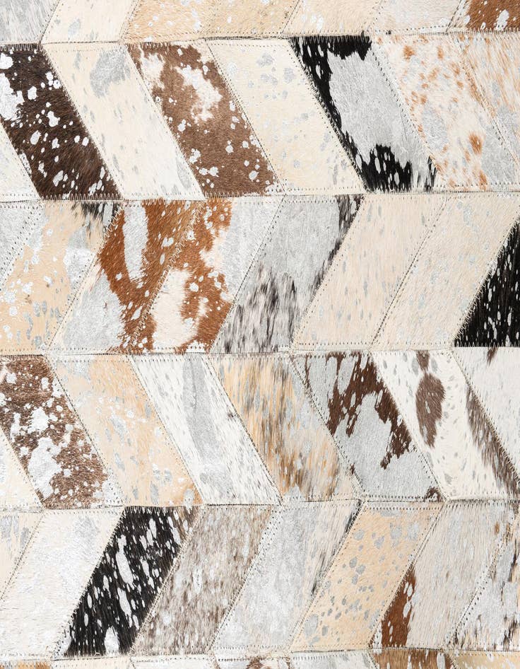 Detail image of  5' x 8' Cowhide Leather Rug