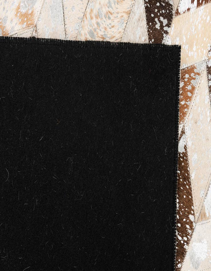Detail image of  5' x 8' Cowhide Leather Rug