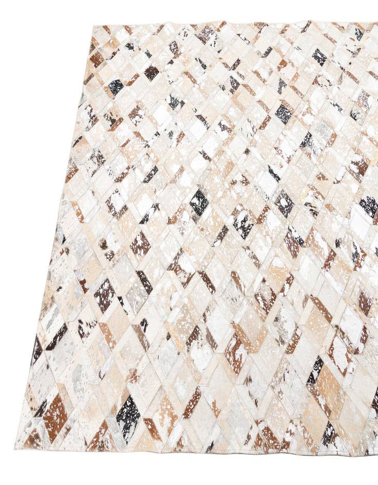 Detail image of  5' x 8' Cowhide Leather Rug