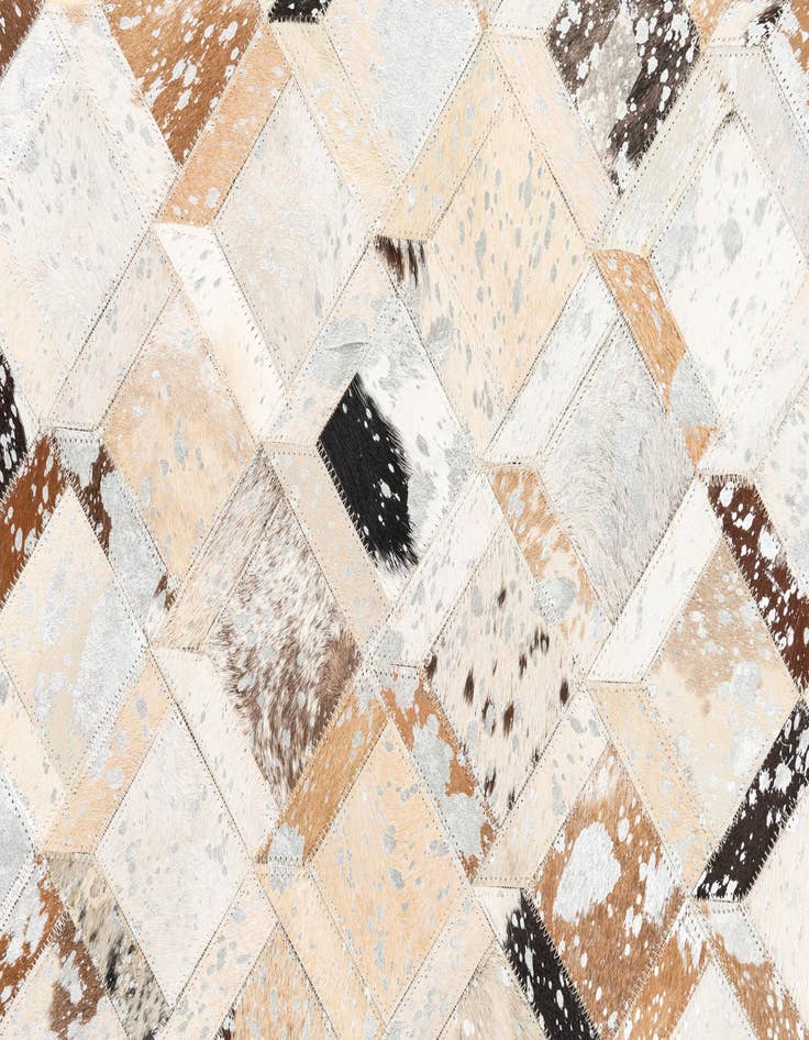 Detail image of  5' x 8' Cowhide Leather Rug