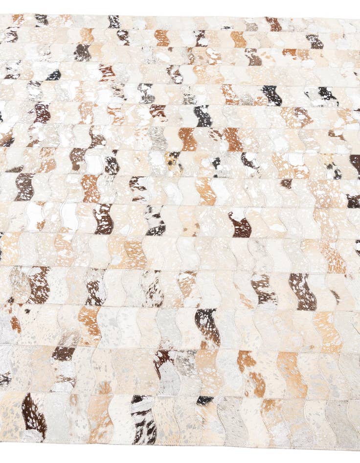 Detail image of  5' x 8' Cowhide Leather Rug