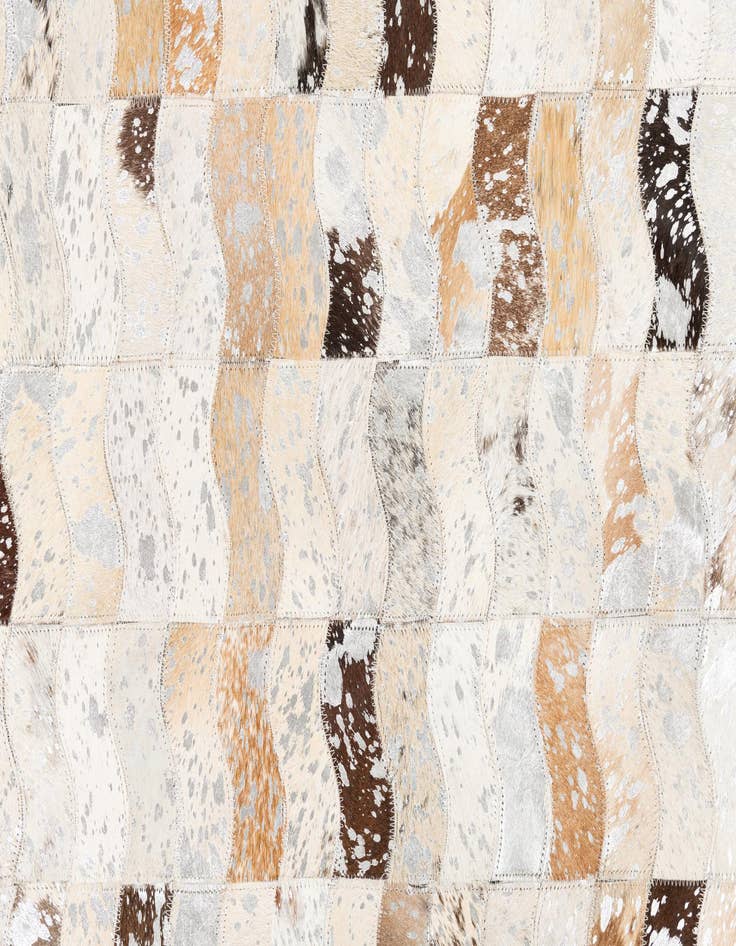 Detail image of  5' x 8' Cowhide Leather Rug