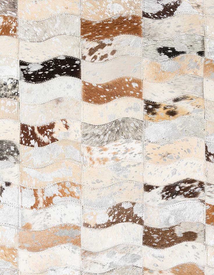 Detail image of  5' x 8' Cowhide Leather Rug