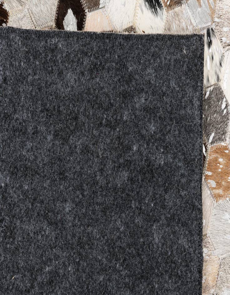 Detail image of  5' x 8' 1 Cowhide Leather Rug