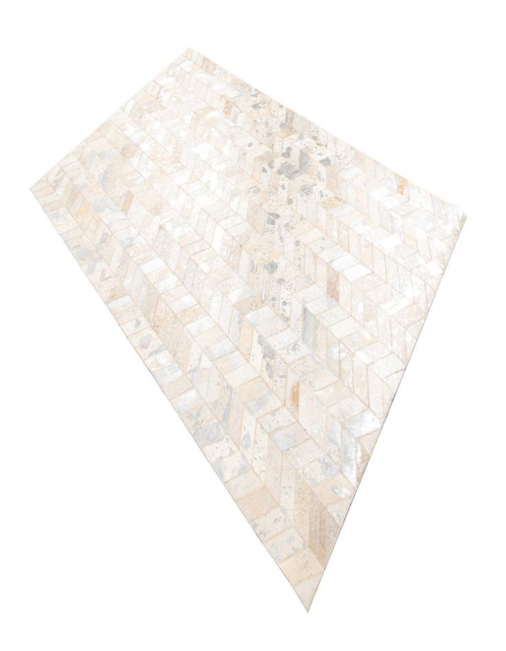 Detail image of  5' x 8' Cowhide Leather Rug