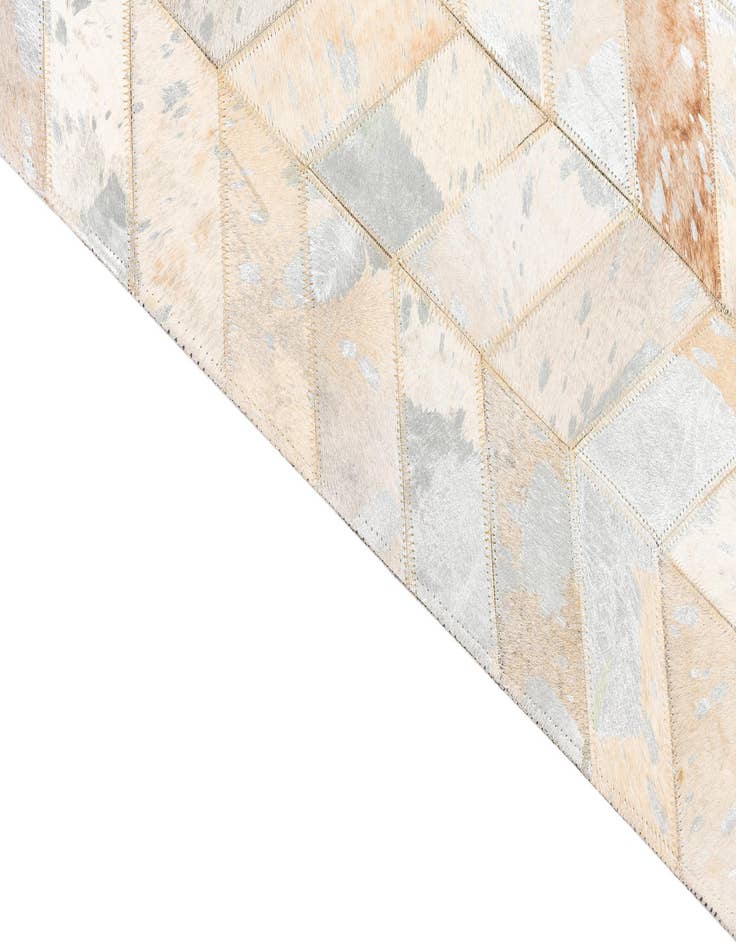 Detail image of  5' x 8' Cowhide Leather Rug