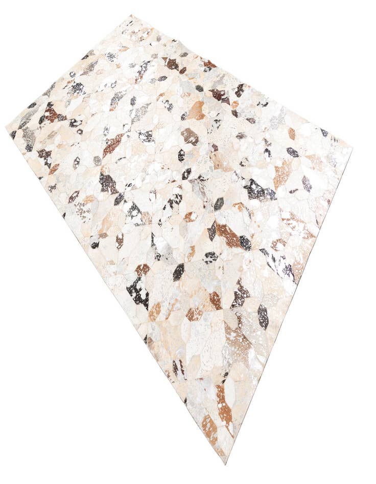 Detail image of  5' x 8' 2 Cowhide Leather Rug