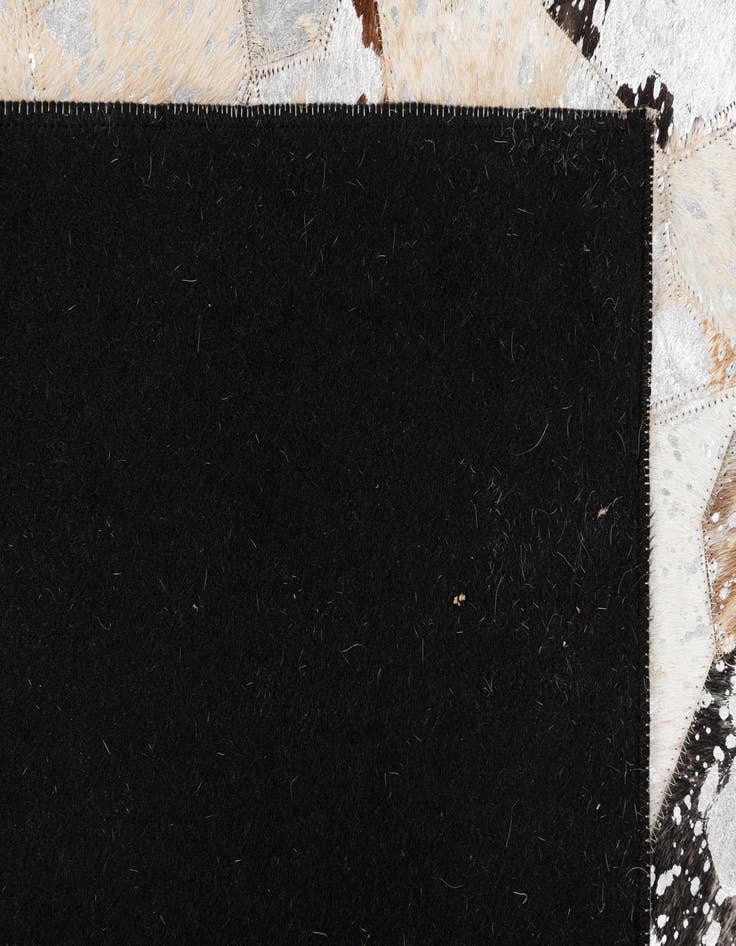 Detail image of  5' x 8' 2 Cowhide Leather Rug