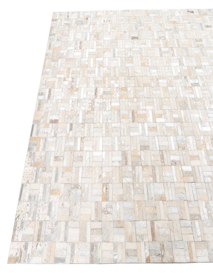 Detail image of  5' x 8' Cowhide Leather Rug