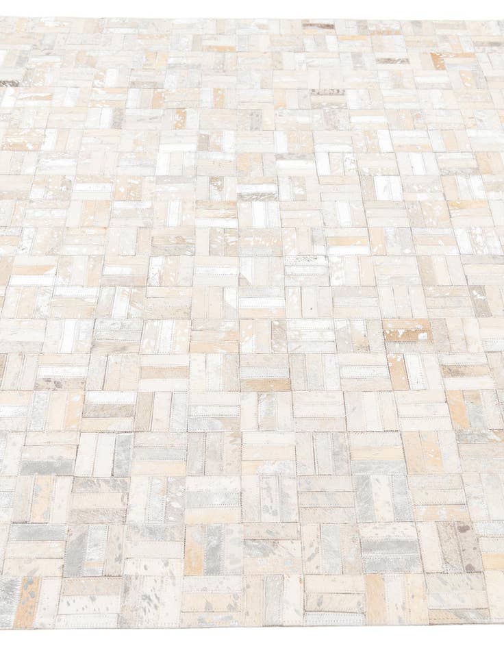 Detail image of  5' x 8' Cowhide Leather Rug