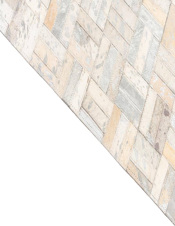 Detail image of  5' x 8' Cowhide Leather Rug