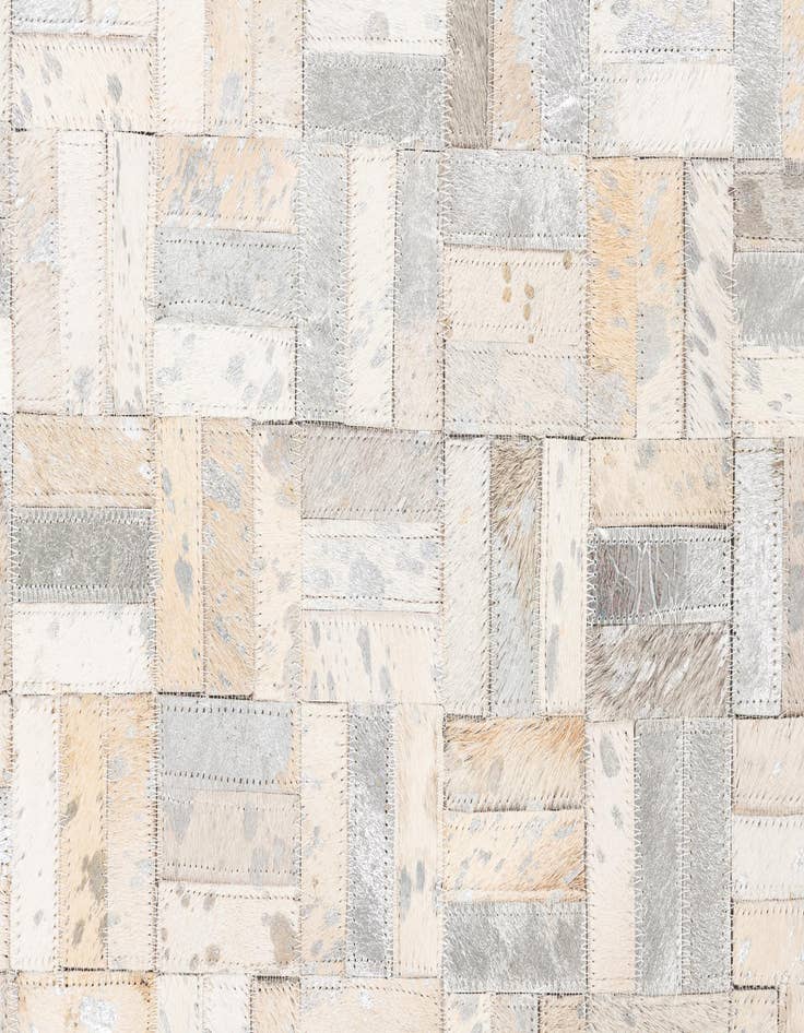 Detail image of  5' x 8' Cowhide Leather Rug