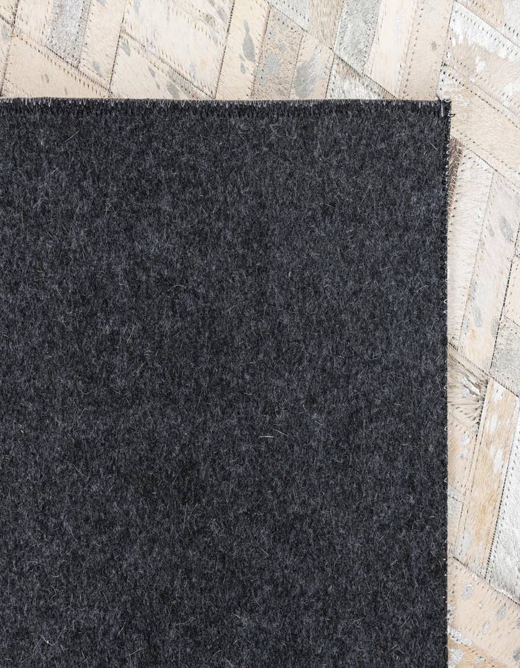 Detail image of  5' x 8' Cowhide Leather Rug