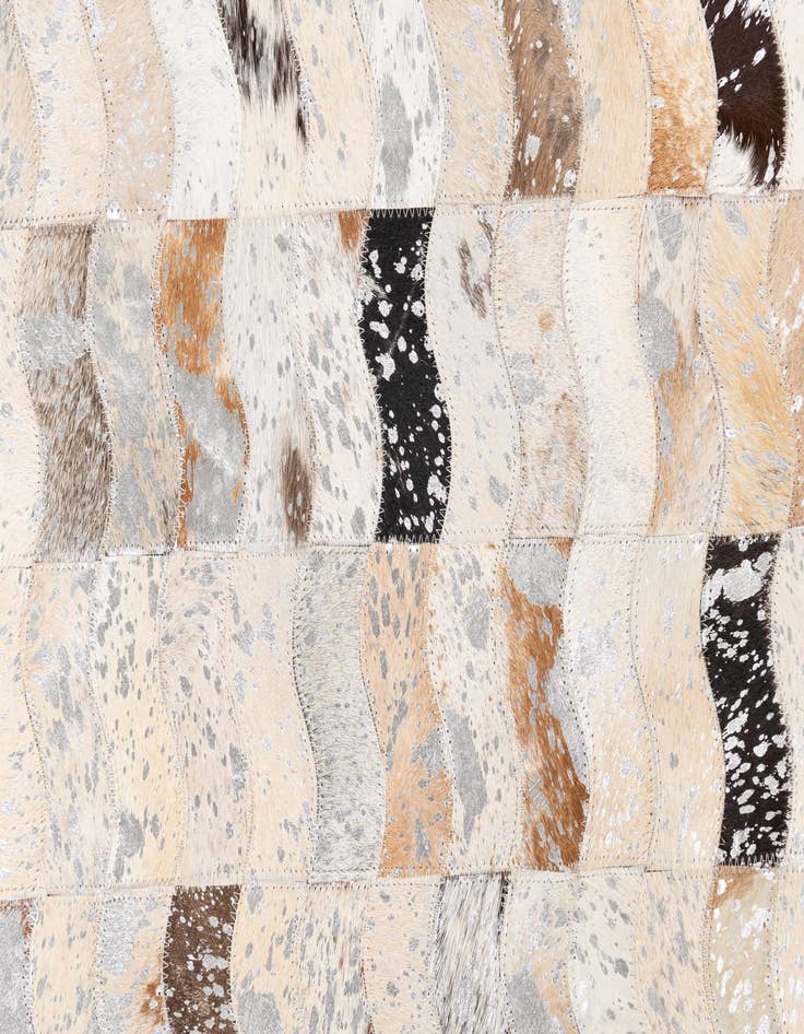 Detail image of  5' x 8' Cowhide Leather Rug