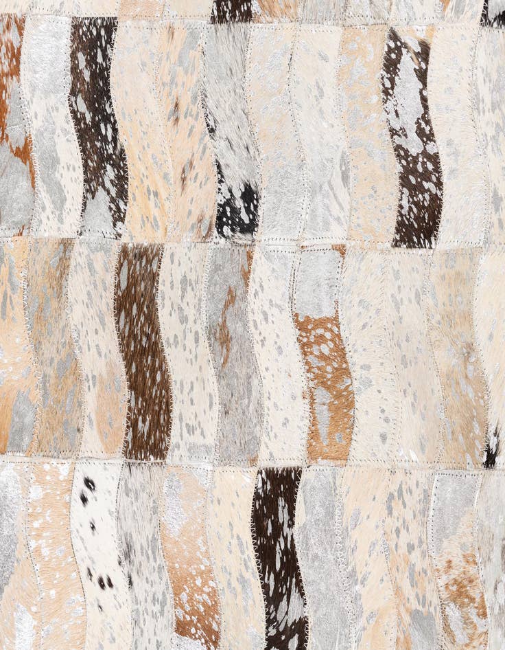 Detail image of  5' x 8' Cowhide Leather Rug