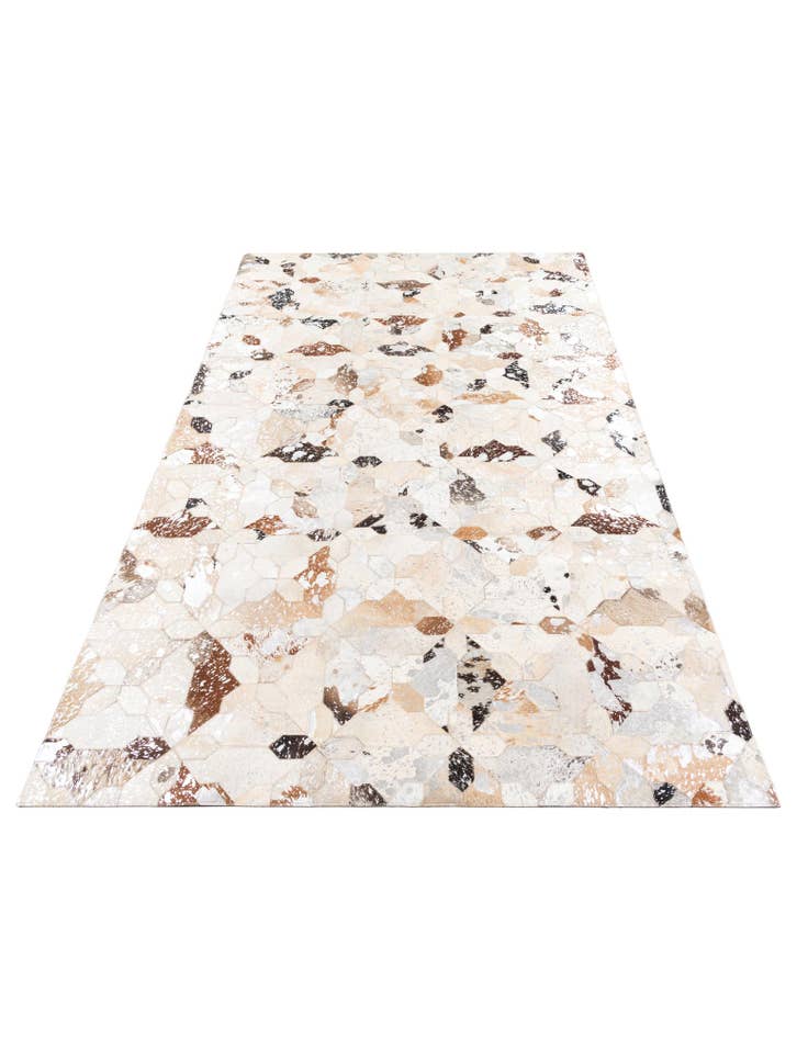 Detail image of  5' x 8' Cowhide Leather Rug